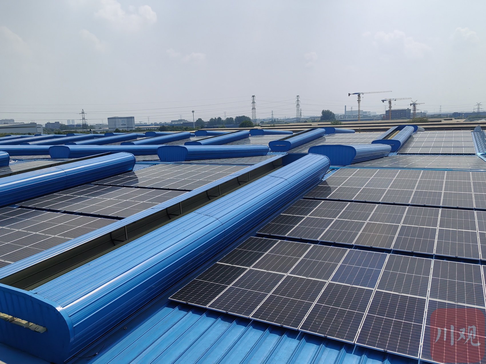 即墨建成山东最大分布式光伏项目汽车智造工厂实现绿色供电(图1)